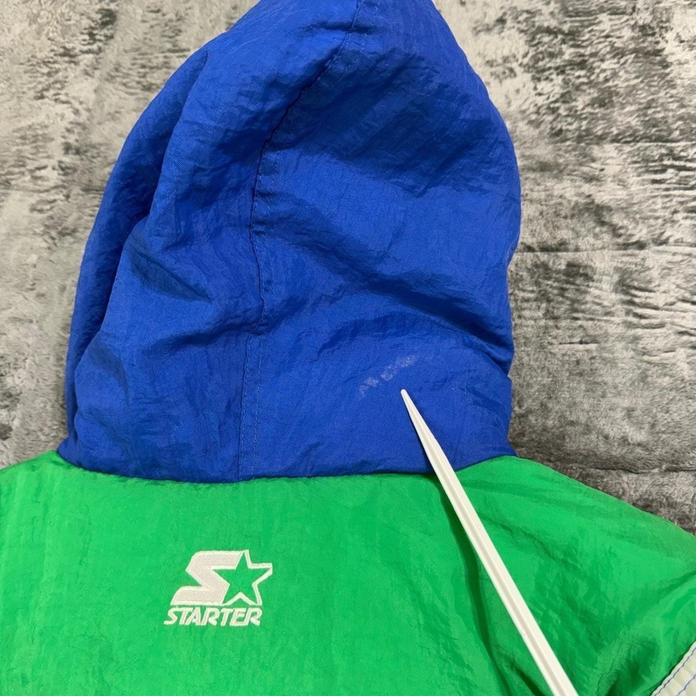 Vintage Starter Seattle Seahawks Pro Line Puffer Jacket NFL SUPER BOWL LX Champs - Picture 5 of 14